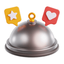 Display customer reviews and likes using Upqrade RestoQR digital menu system